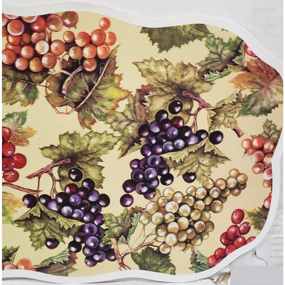 Set of 4 Same Kitchen Vinyl Non Clear Placemats (18